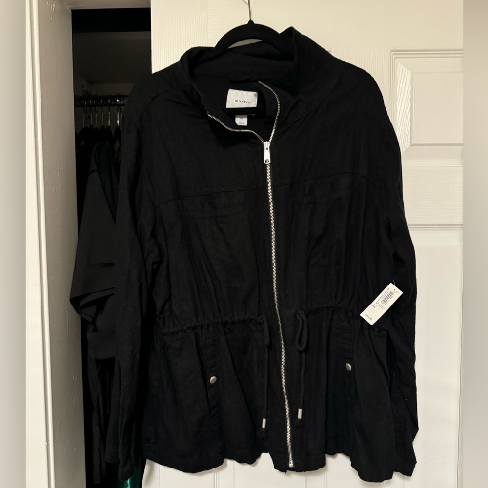 Black Linen Jacket